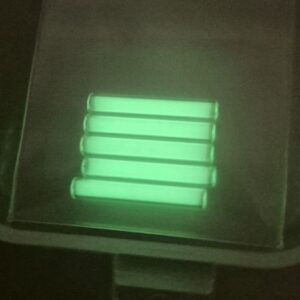 Tritium Vial 2mm x 12mm (Green)