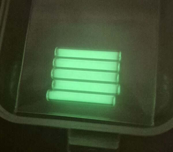 Tritium Vial 2mm x 12mm (Green)